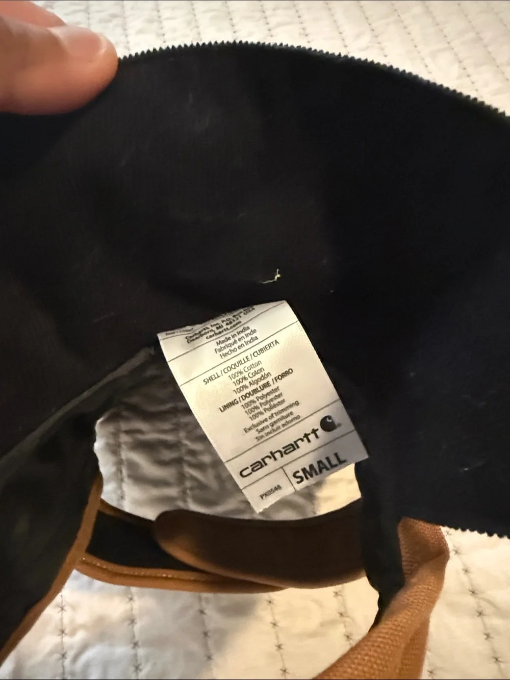 Carhartt Brown/Tan Insulated Dog Coat with Pockets